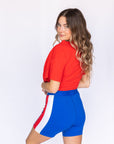 Patriotic Biker Shorts - Sparkle City Co