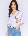 Pinstripe Uniform LSU - Sparkle City Co