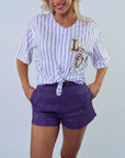 Pinstripe Uniform LSU - Sparkle City Co
