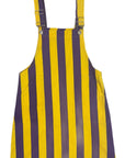 Purple and Gold Lightweight Overall Dress - Sparkle City Co
