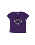 Purple Tiger Head Tee - Sparkle City Co