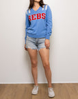 REBS Powder Blue Jersey Sweater - Sparkle City Co