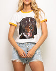 Ringer Smokey Head Tee - Sparkle City Co