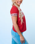 RTR Crimson Jersey Tee - Sparkle City Co