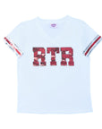 RTR White Jersey Tee - Sparkle City Co