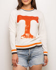 THIN KNIT POWER T RINGER - Sparkle City Co
