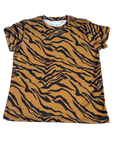 Tiger Stripe Crew Neck Tee - Sparkle City Co