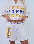Tigers Wind Breaker Shorts - Sparkle City Co