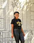 Black Fleur De Lis Tee
