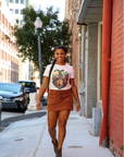 Flower Crown Bear Head Tee