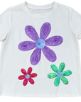 Kids Tri Flower Tee