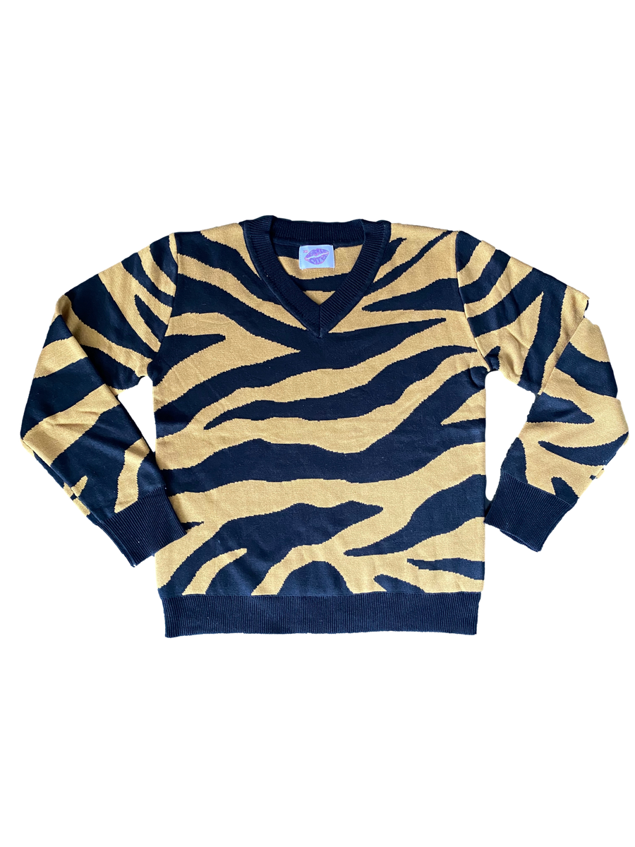 Tiger Stripe Sweater Sparkle City Co