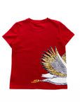 Wrap-Around Pelican Red Tee