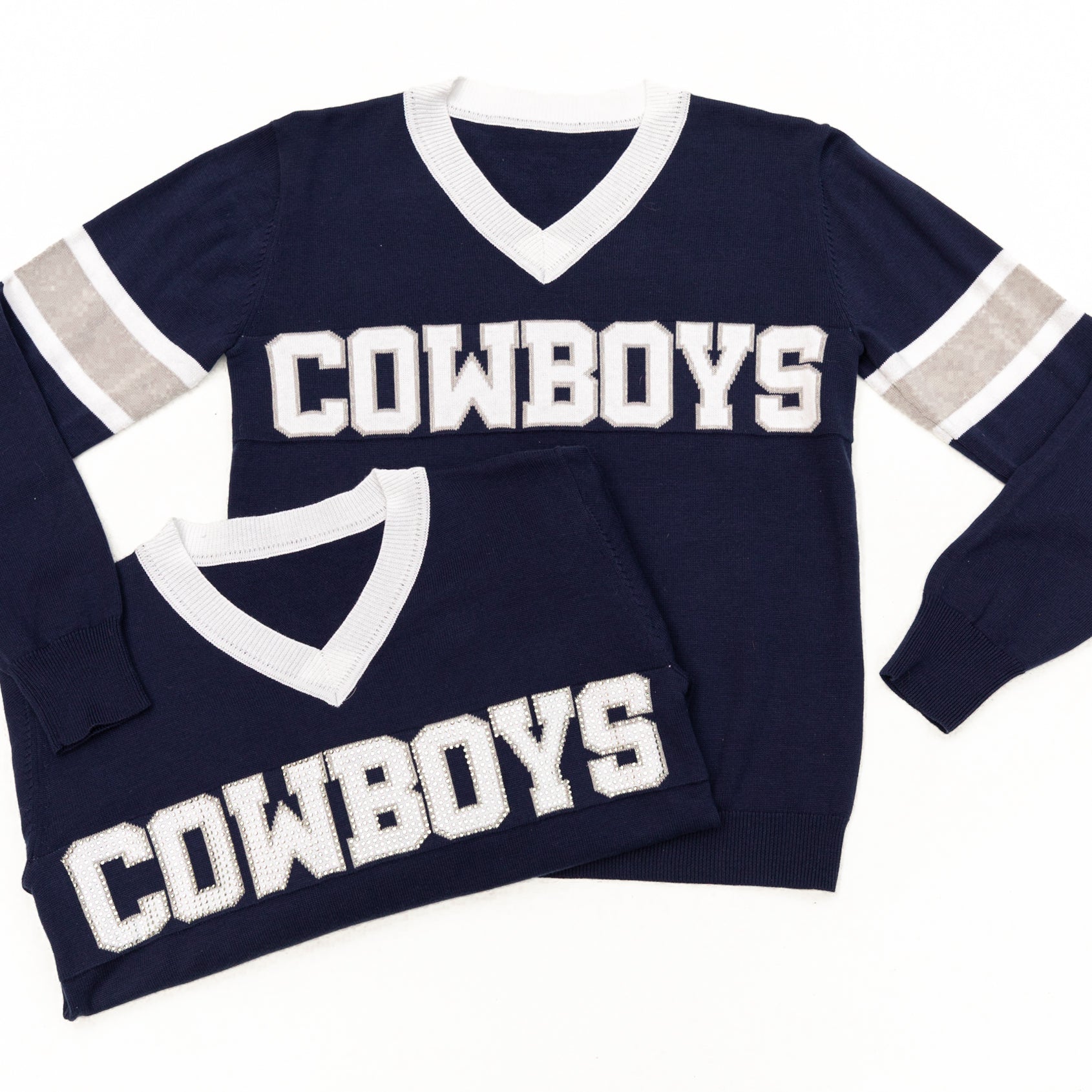 Cowboys Navy Jersey Sweater