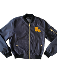 Black Louisiana Bomber Jacket