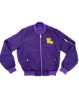 Purple Louisiana Bomber Jacket