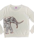 Wrap-Around Elephant Sweater
