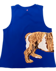 Wrap-Around Blue Bulldog Tank