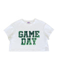 Game Day Crop Tee Shirt and Regular Fit Tee - Sparkle City Co