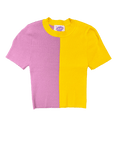 Halftime Half - n - Half Crop | Purple & Gold - Sparkle City Co