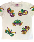 Mardi Gras Mask Takeover Tee