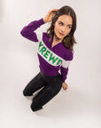 KREWE Quarter Zip Sweater