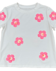 Kids Floating Disco Flower Tee - Sparkle City Co