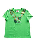 Kids Lucky Light Green Beads Tee