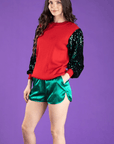 Silky Marching Shorts - Sparkle City Co