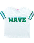 WAVE Sequin Jersey Tee - Sparkle City Co
