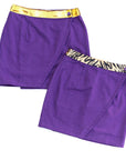 WINNING Wrap Skirt Purple/Tiger Sequins - Sparkle City Co
