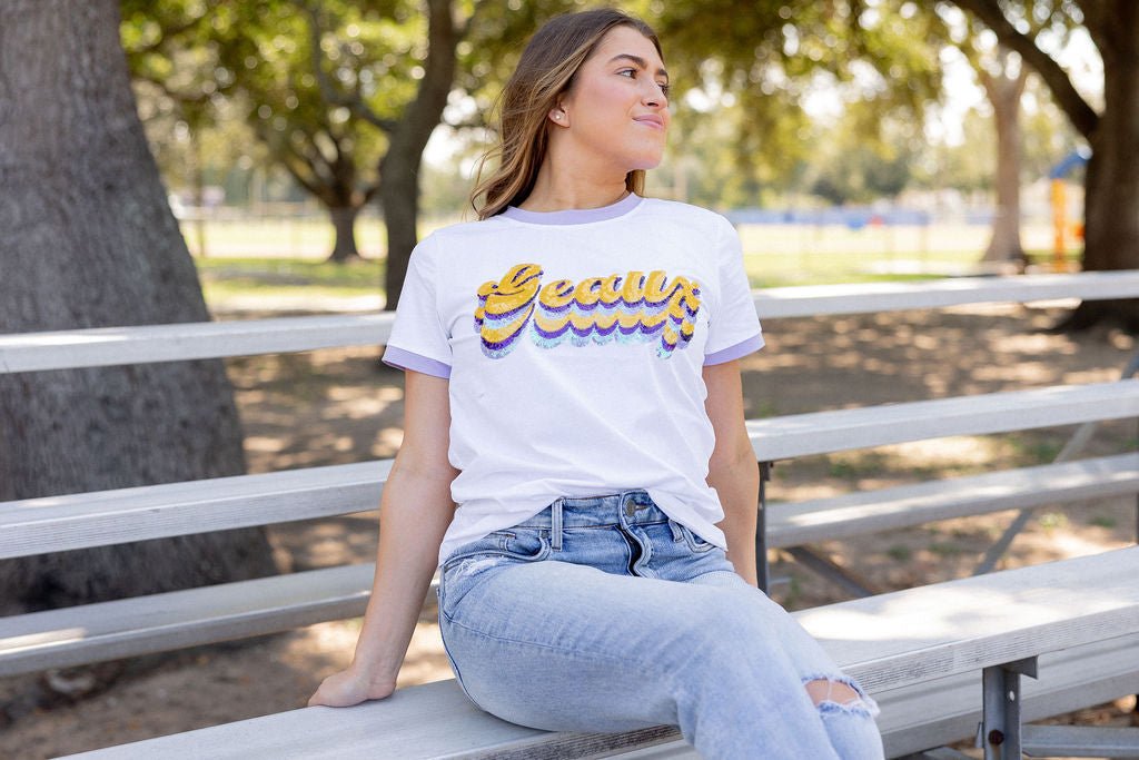 GEAUX RETRO TEE - Sparkle City Co
