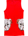 Bulldog Head Tank Dress