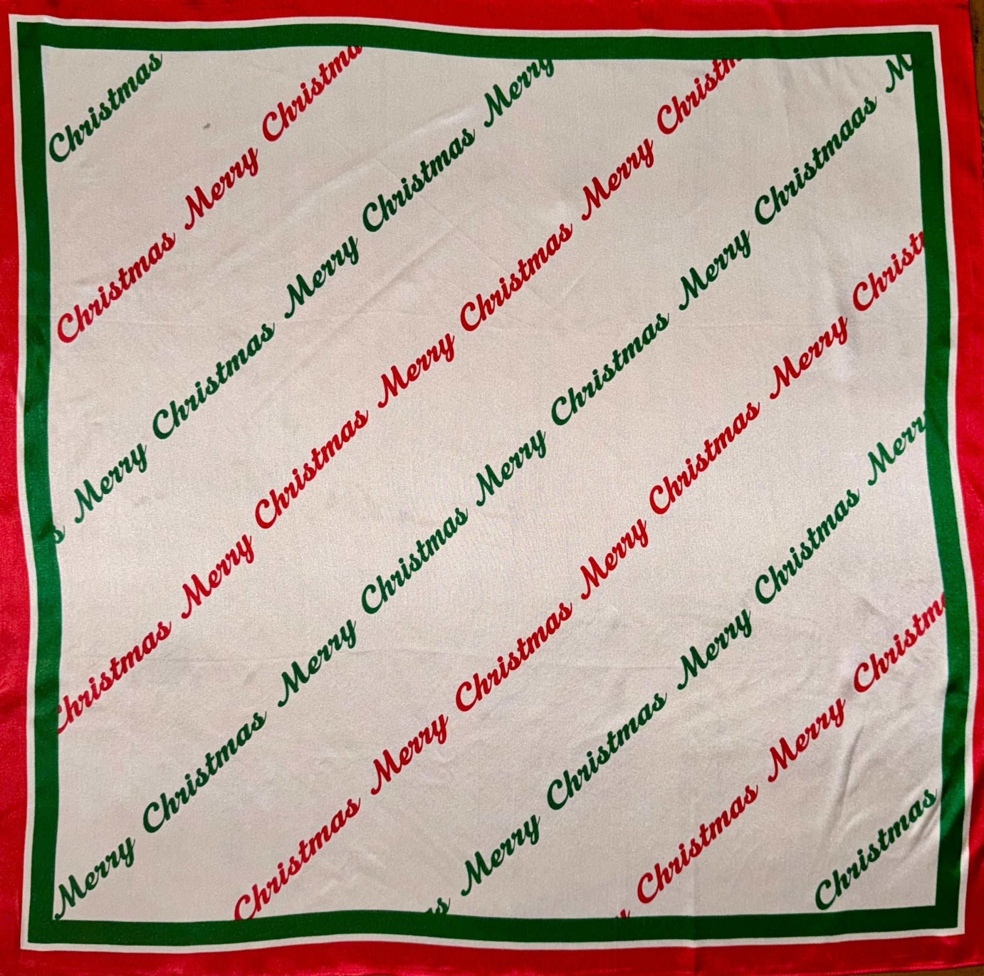 26” Silk Christmas Scarves - Sparkle City Co
