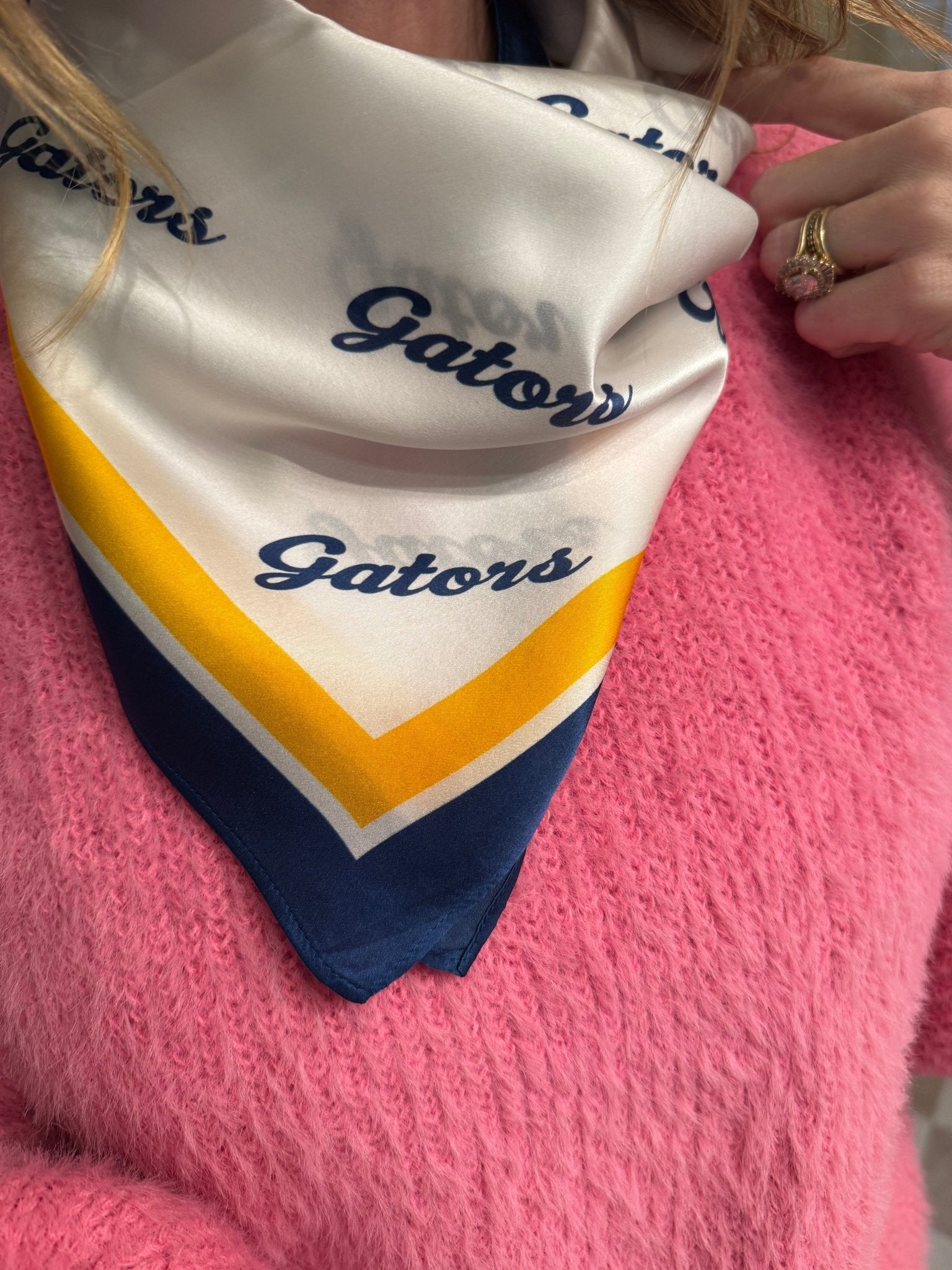 26” Silk Gators Scarves - Sparkle City Co