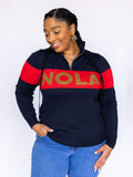 NOLA HALF ZIP SWEATER