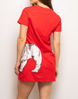 Bulldog Wrap Dress