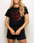 OUTLINE BULLDOG HEAD TEE