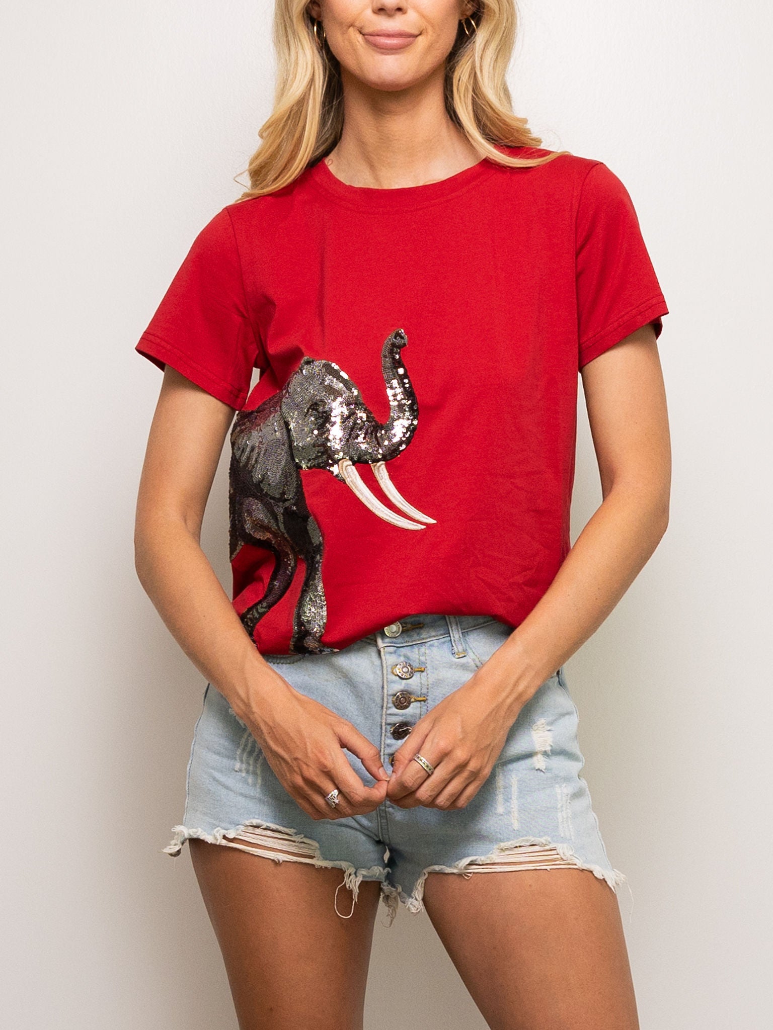 Elephant Wrap-Around tee