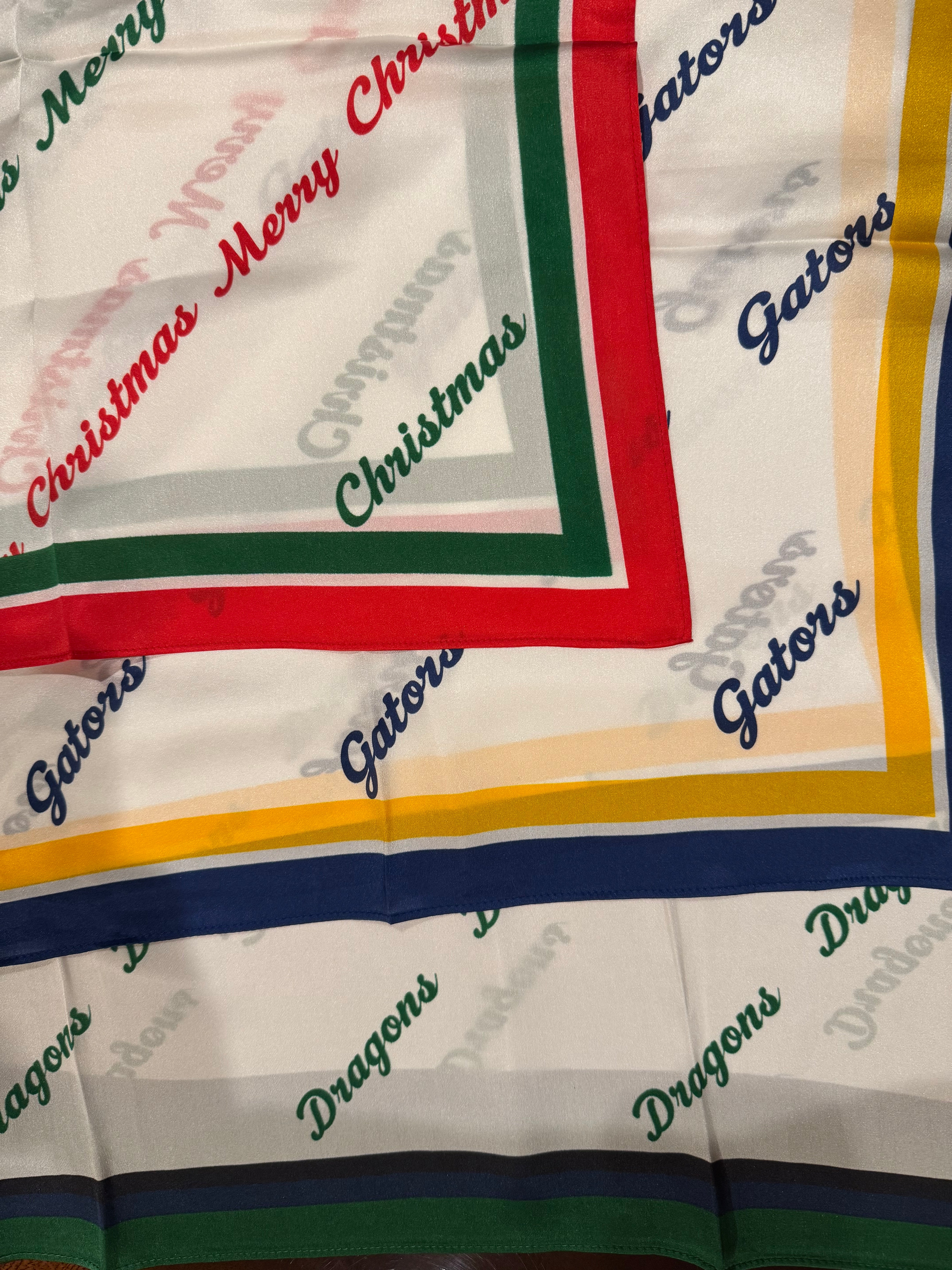 26” Silk Gators Scarves