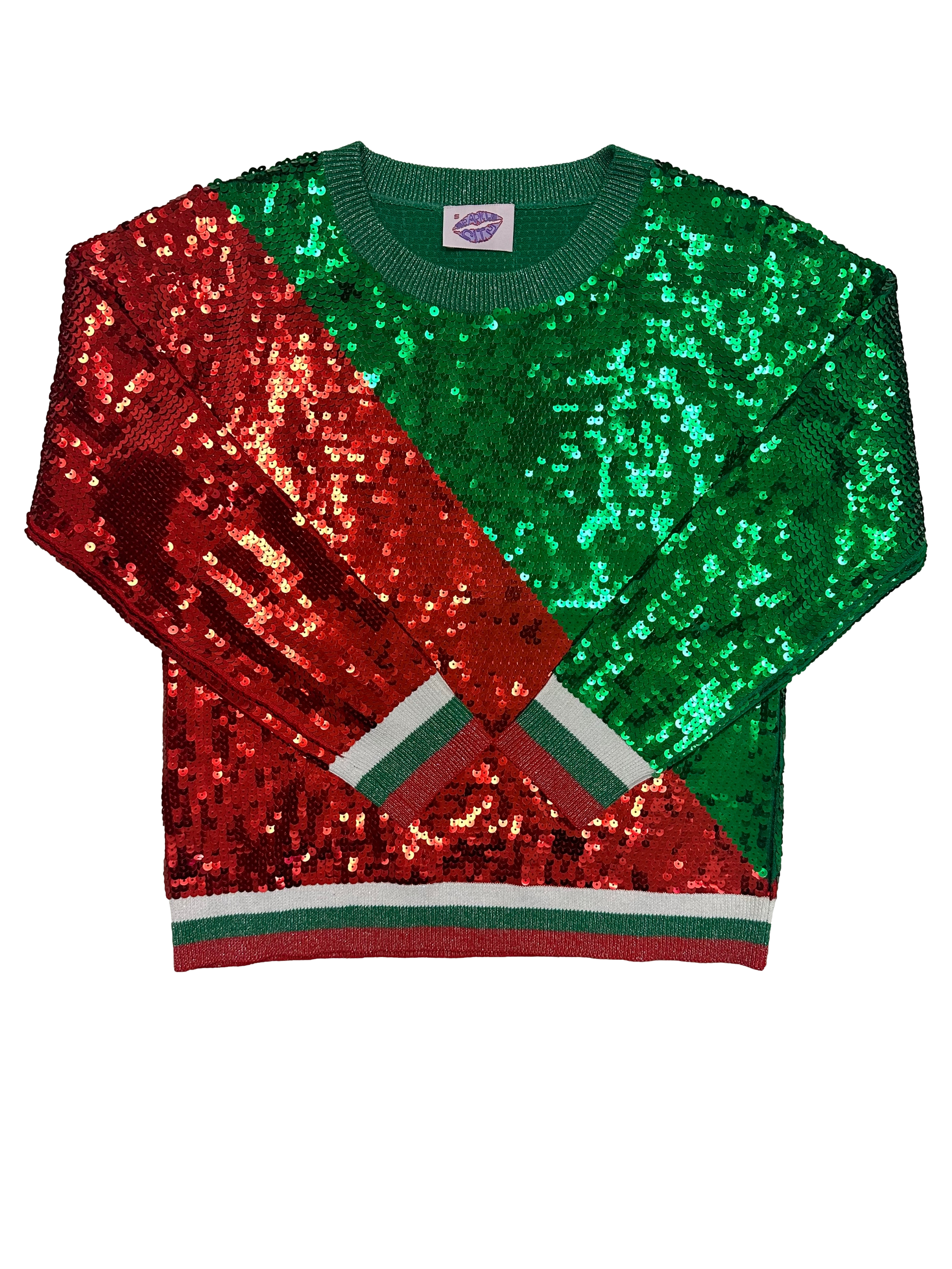 Seaux Sequin Christmas Sweater