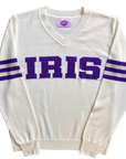 White Iris Jersey Sweater - Sparkle