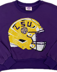 Sparkle Helmet Sweatshirt- LSU