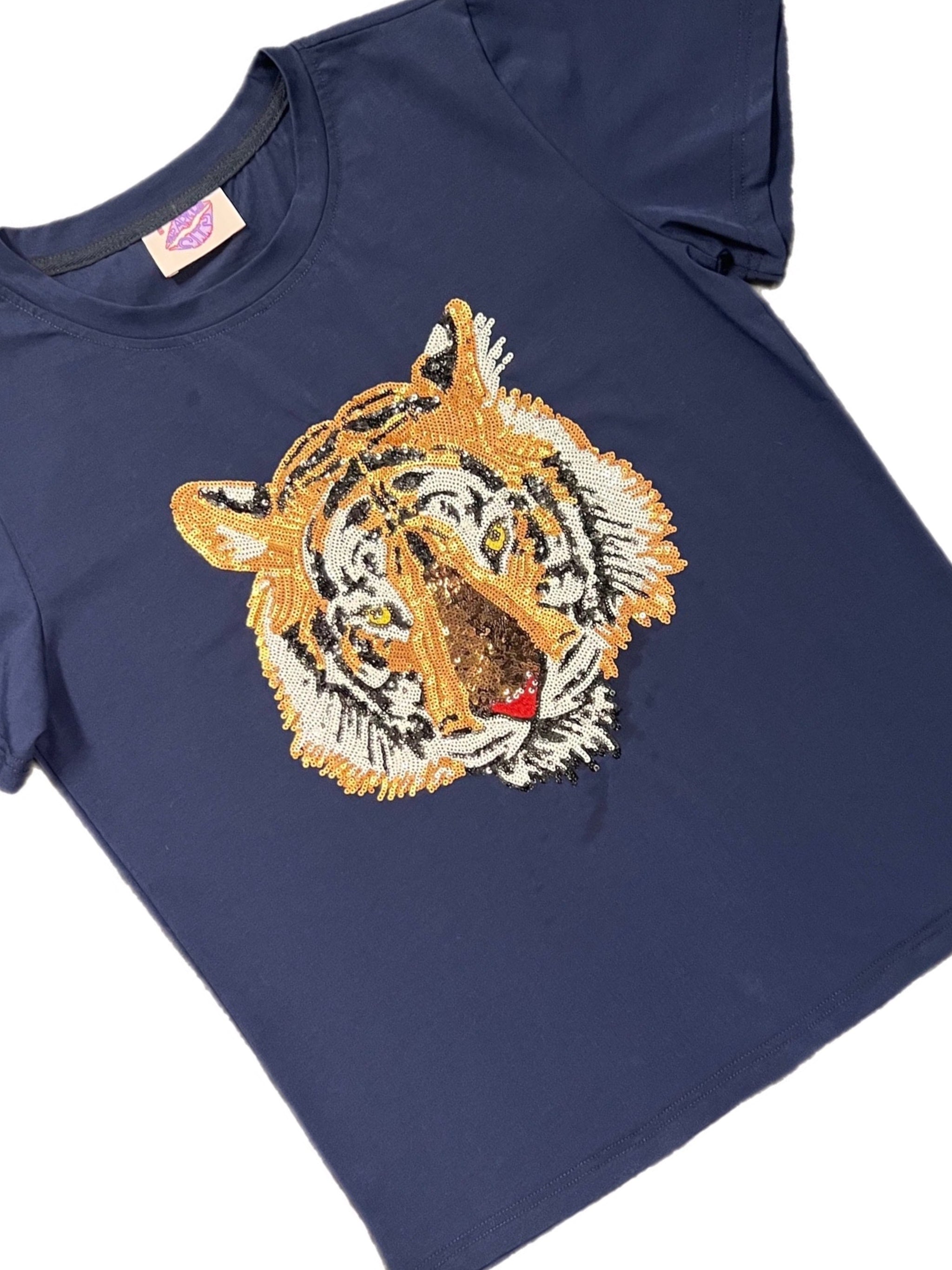 Tiger Head Tee – Sparkle City Co