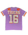 Clemson KNIT JERSEY DRESS- Orange & Purple