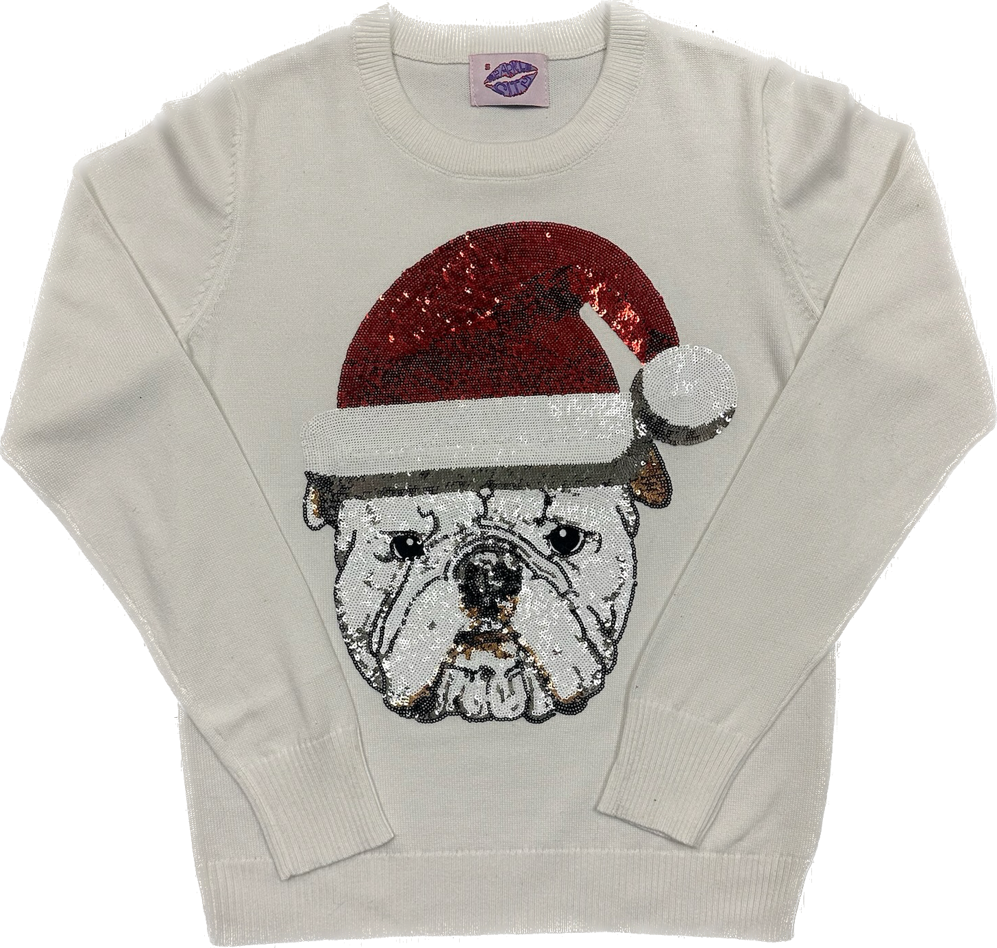 Santa Bulldog Sweater