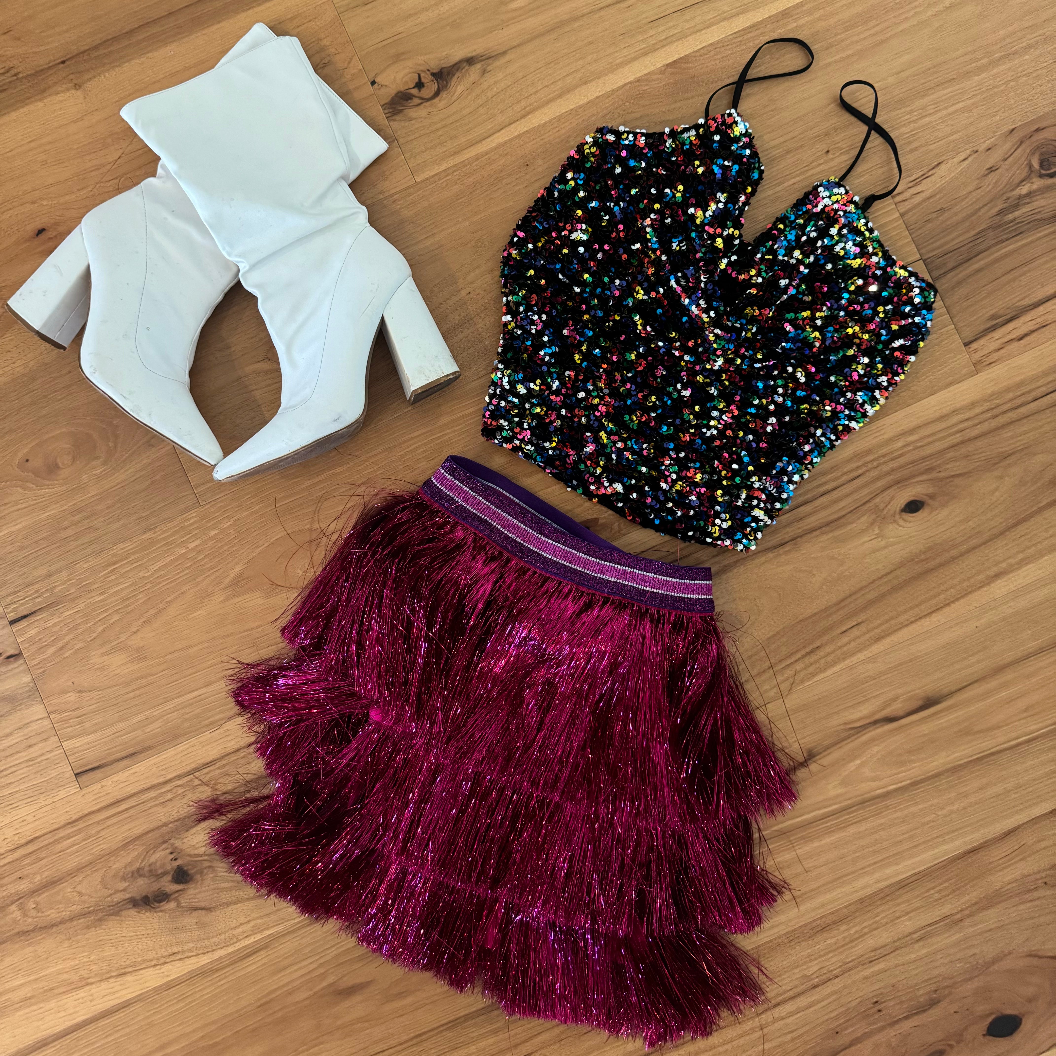 Tinsel Tier Skirt – Sparkle City Co