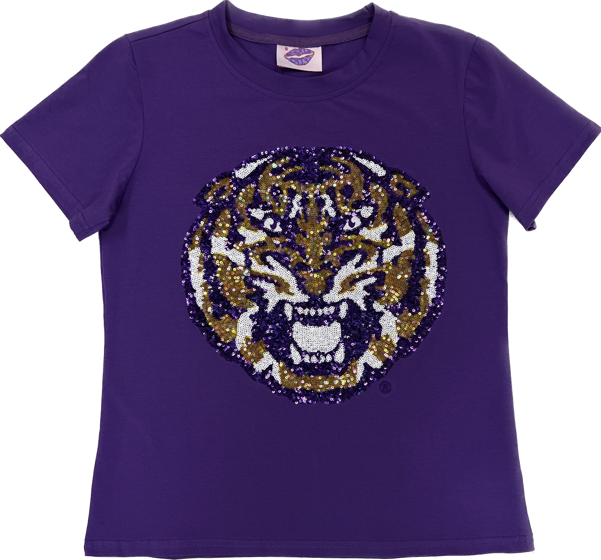 LSU Tigers Yellow Raglan Tee – Sparkle City Co