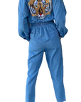 TIGER DENIM JUMPSUIT