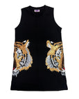 Tiger Head Tank Dress